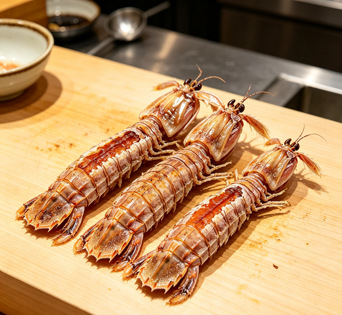 Fresh, Plump Mantis Shrimp - A Gourmet Seafood Delight