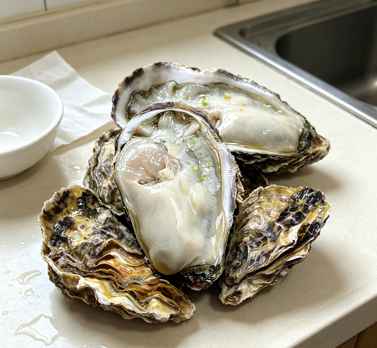Ocean's Finest: Freshly Grilled Oysters, Ready to Savor